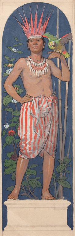 Alegoría de las Indias Occidentales de George Sturm